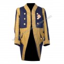 Jacket circa 1750 Medium Dark Blue with Gold Leaf Braid