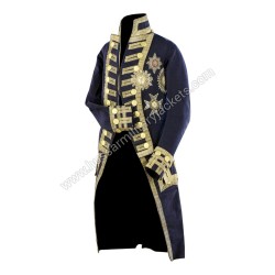 Vice Admiral Full Dress Coat Full Dark Blue Wool (Pattern 1795-1812)