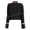 Hussar Twill Marching Band Jacket Black