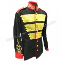 Military style Gold Bullion Ribbons Hussar jacket