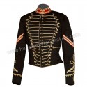 BLACK WOOL AMERICA CAVALRY JACKET