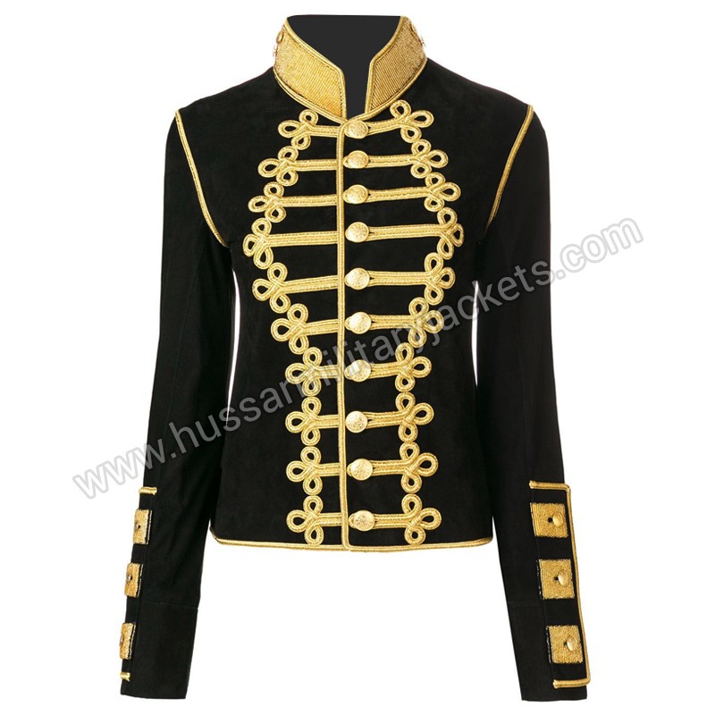 Black & Yellow Military Jacket