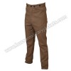 Men Historical Grady Striped Brown Cotton Trousers