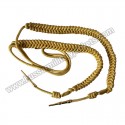 Gold Leading Officers Aiguillette Ceremonial Dress Shoulder Cord Military