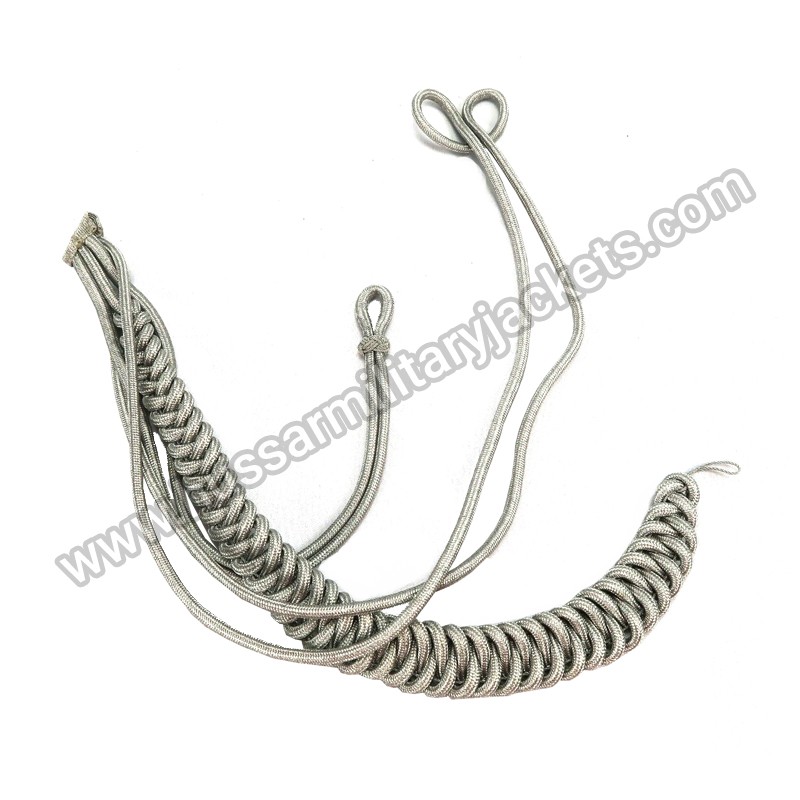 German Officers Aiguillete In Silver For Heer, SS And Luftwaffe - Foto 11