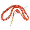 Shoulder Cord- Aiguillette Interwoven Red And Gold 1 Knot 1 Brass Tip