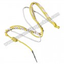 British Army Aiguillette MylarMilitary Officer Gillette Yellow And White