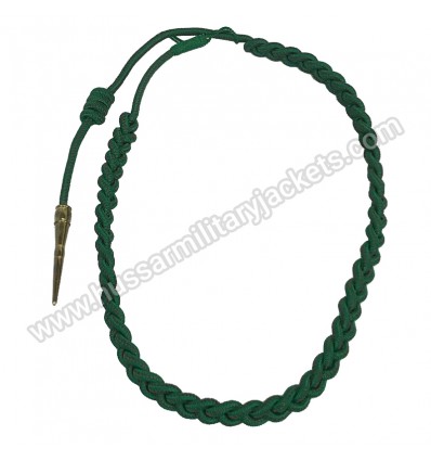 US Army GreenRed Shoulder Aiguillette