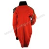 Red Main Body With Black Collar Cuff Jacket