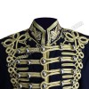 Military Steampunk Medium Blue Wool Jacket