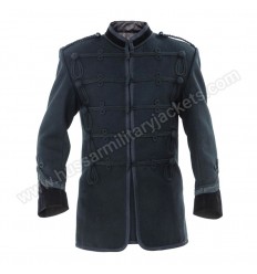 Pamposh Dames Steampunk Huzaar Militaire Drummer Mouwloze Parade Jassen - Emo Punk Vrouwen Vesten - Napoleon Gothic Kleding - Marching Band Jassen, Rood & Goud, XXL