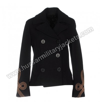 Black Wool With Gold Braid Jacket