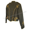 STEAMPUNK CIVIL WAR GREY COTTON MILITARY PARADE JACKET