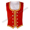 Red Velvet Highland Dance Vest