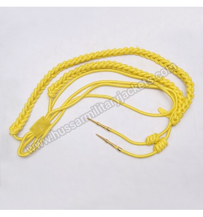 US Army Dress Shoulder Aiguillette Cord with Gold Nylon