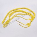 British Officer Military Aiguillette Yellow Color With Gold Metal Tip