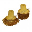 Gold Bullion Shoulders/Epaulette Pair Bullion Frings