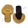 Epaulets Board Gold bullion office jacket With Heavy Gold Fringe