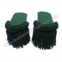 Dark Green Wool Shoulder/Epaulette pair