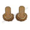 GOLD AND BLACK BULLION SHOULDER EPAULETTES WITH FRINGE GOLD MARCHING BAND BOARD