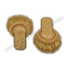 SHOULDER EPAULETTES BRASS BULLION BOARD WITH HEAVY GOLD FRINGE