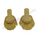 GOLD BULLION SHOULDERS/EPAULETTE PAIR BULLION FRINGS