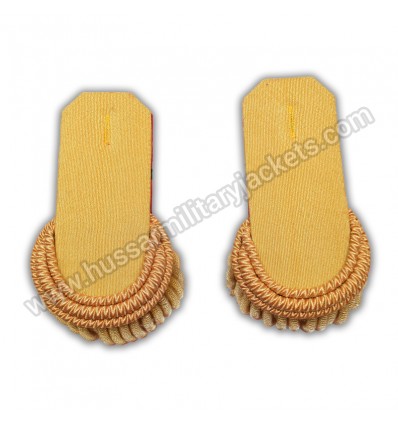 GOLD BULLION SHOULDERS/EPAULETTE PAIR BULLION FRINGS