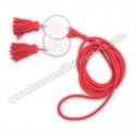 BRITISH RED AND White TASSEL SHAKO CORD