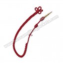 SHOULDER CORD- AIGUILLETTE INTERWOVEN RED 1 BRASS TIP