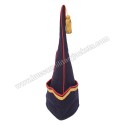 Spanish Sleeve Cap Dark Blue Gold Braid With Red Piping Teasel Blazer material