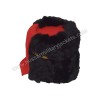 Black Russian Fur Ceremonial Shako Hats With Red Bag