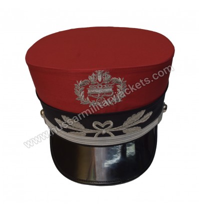 British Army General, Lieutenant General, Major General Peak Cap, Officer Hat