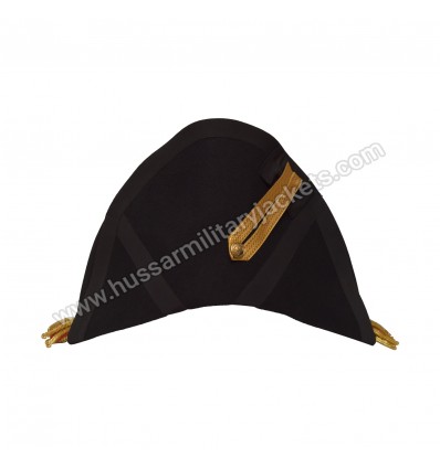 New Napoleonic 17th 18th Century Military General Officer Bicorn Hat