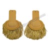 Gold Bullion Shoulder Epaulettes with Fringe Marching Band Epaulets