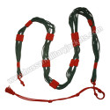 Dark Green Red 11th French Hussar barrel sash