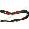 Dark Green Red Barrel Sash