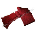 British Officers Maroon Barrel Netted Sash