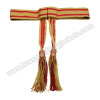 Ceremonial Royal General Officers Maroon Gold Waist Sash Belt