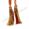 Ceremonial Royal General Officers Maroon Gold Waist Sash Belt