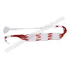 White Rope Red Hussar General Barrel Sash