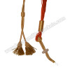 Gold Rope Orange Hussar General Barrel Sash