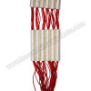 Silver Rope Red Hussar General Barrel Sash