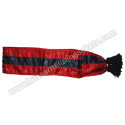 Civil War Staff Officer Dark Blue and Crimson SILK Sash