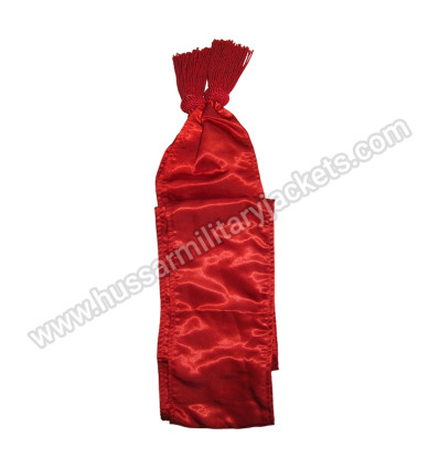 Civil War Staff Officer Red Silk Sash