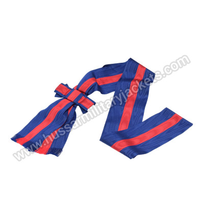 Historical Champion Royal Blue Red Shoulder Bow Sash