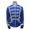 Prussian 1st Rhineland Hussars Jacket – Royal Blue & Silver, 7th Regiment