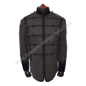 13th Hussars Grey Military Tunic with Black Braid