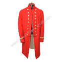 1795–1812 Royal Navy Vice Admiral Red Wool Full Dress Coat