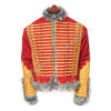 Colonel Major of the Horse Hunters of the Guard – Red Dolman with Gold Braid and Grey Fur Trim
