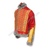 Colonel Major of the Horse Hunters of the Guard – Red Dolman with Gold Braid and Grey Fur Trim
